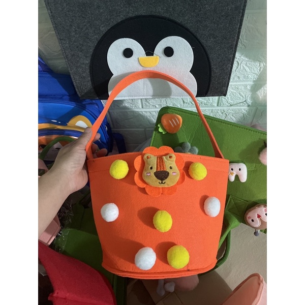 Túi tote Họa Tiết Hoạt Hình Dùng Làm Quà Tặng