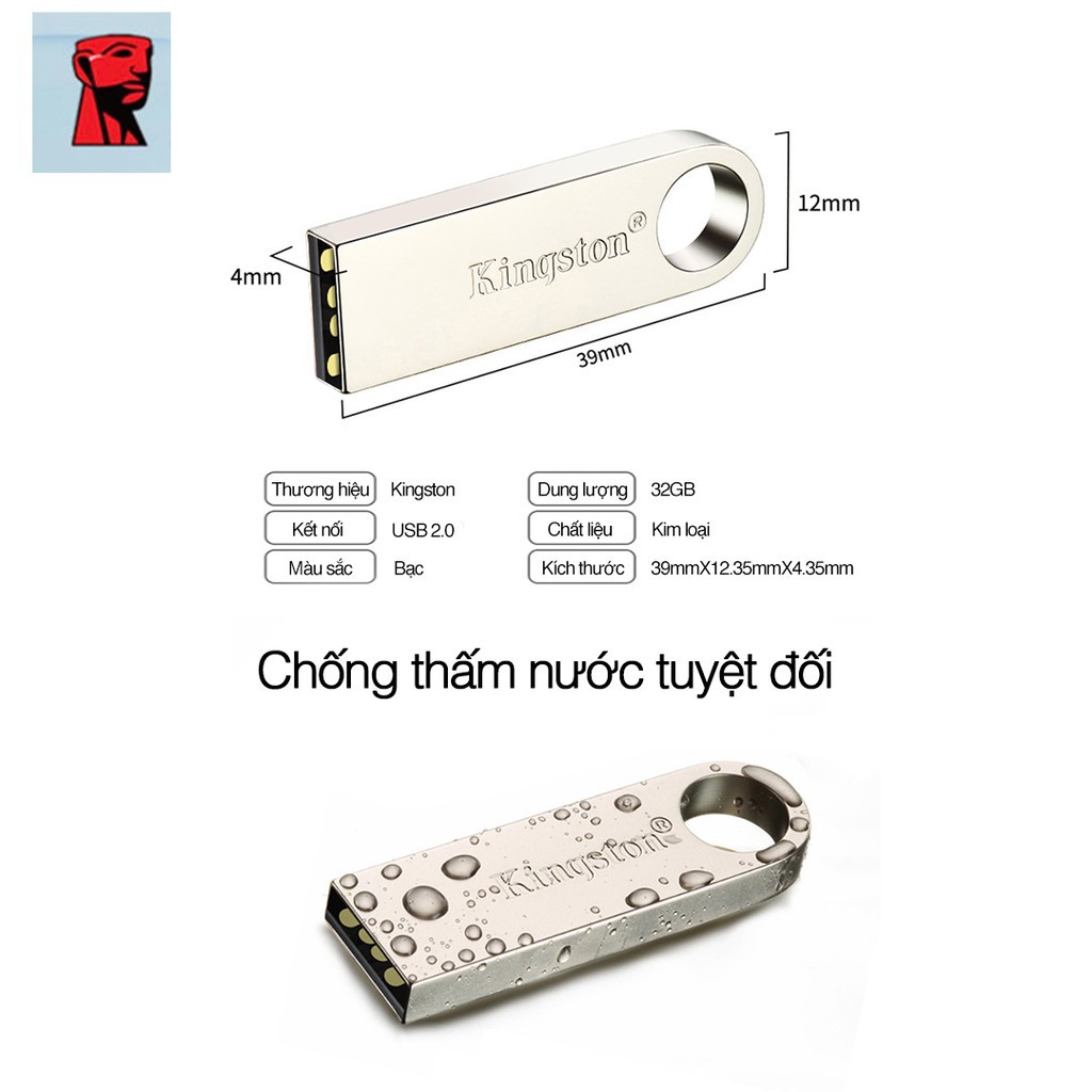 [Chất Lượng]  USB 64Gb/32Gb/16Gb/8Gb/4Gb/2Gb SE9 USB kingston 2.0 chính hãng, hàng zin- Bảo hành 2 năm