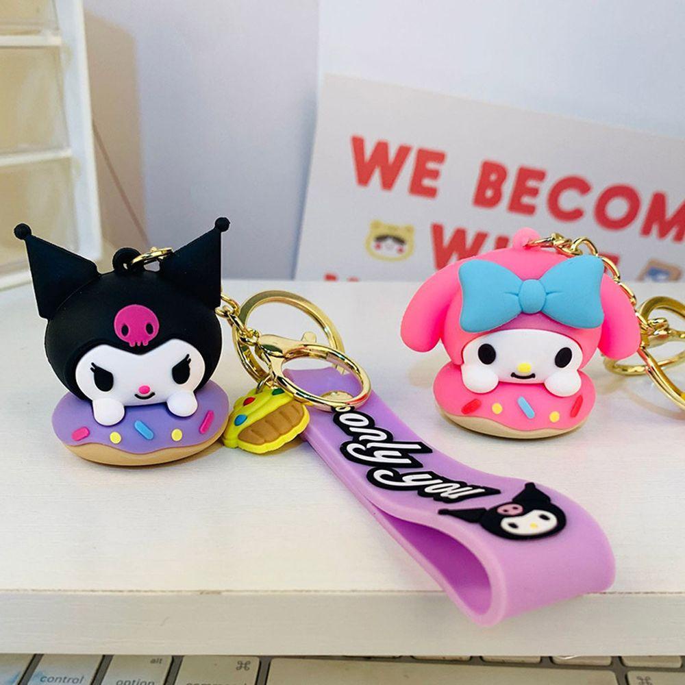 DARNELL Móc Khóa Điện Thoại Hình Kuromi Hoạt Hình Dễ Thương