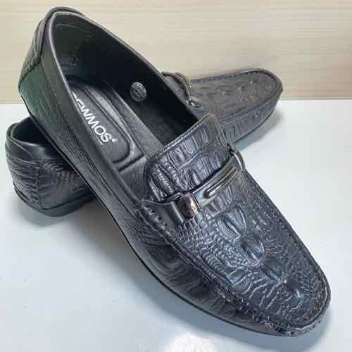Giày lười nam, giày mọi nam, da bò cao cấp, size 38-43, dập vân cá xấu, da thật 100% bảo hành 24 tháng