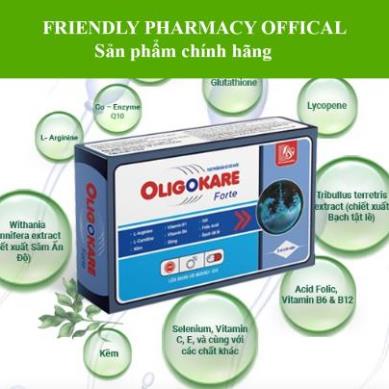 Oligokare Forte - Hỗ trợ giúp tăng số lượng và chất lượng tinh trùng, nâng cao khả năng sinh sản (30 viên)