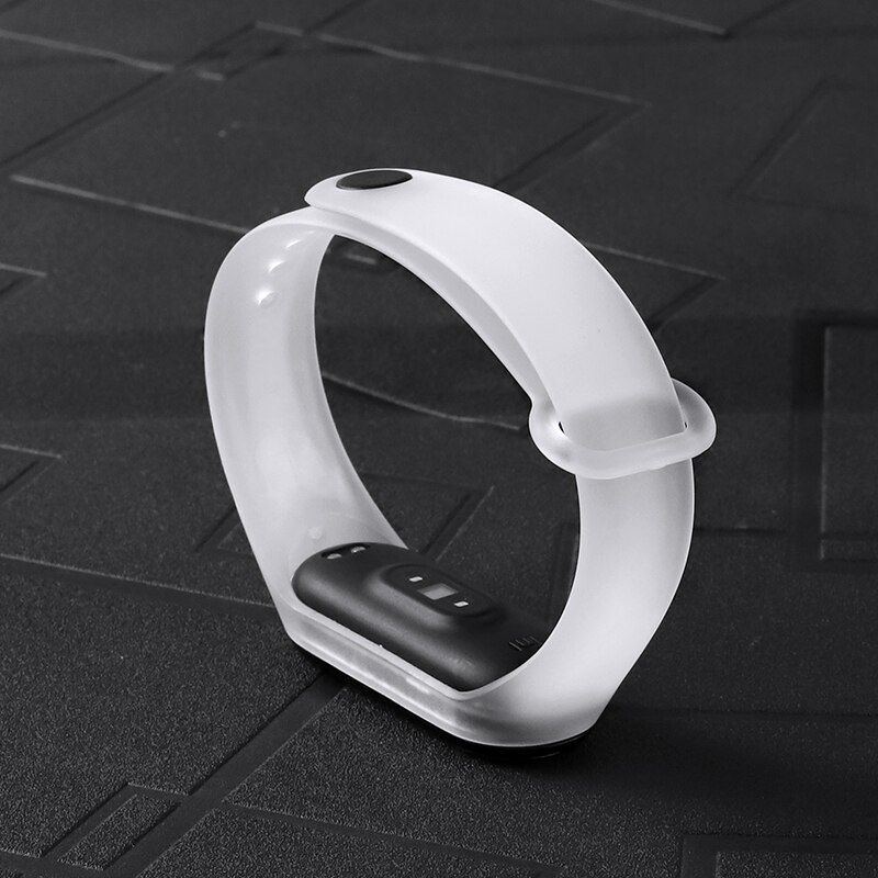 Dây Đeo Silicon Thiết Kế Trong Suốt Thay Thế Cho for Xiaomi Mi Band 5
