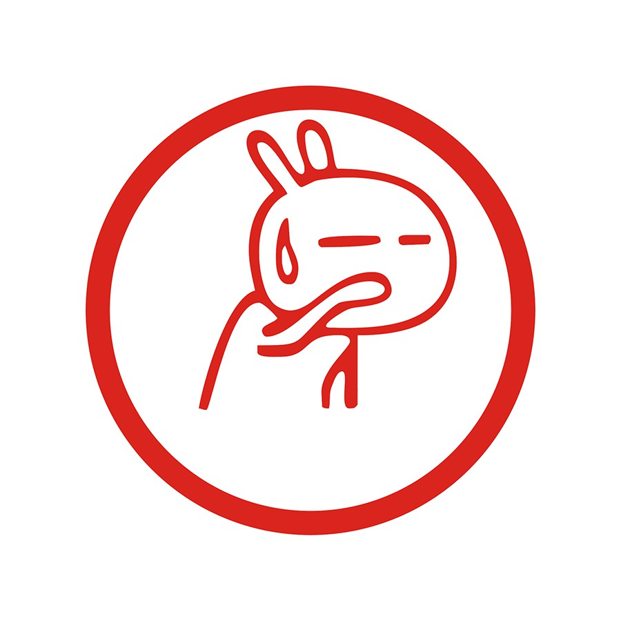 [Sale]-Sticker, decal trang trí xe icon thỏ hài hước