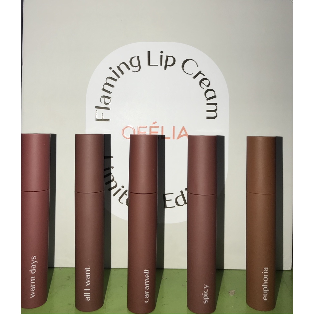 <CÓ HỘP HÀNG> Son kem Ofelia Flaming Lip Cream