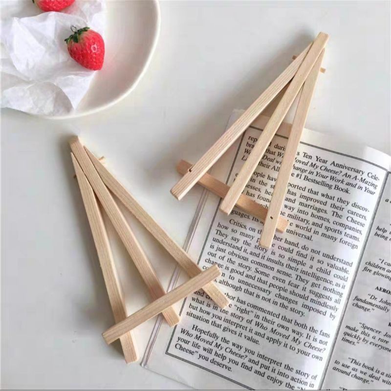 🍓Giá Đỡ Tranh [GIÁ TỐT] Bằng Gỗ Mini Gọn Nhẹ BITI G038