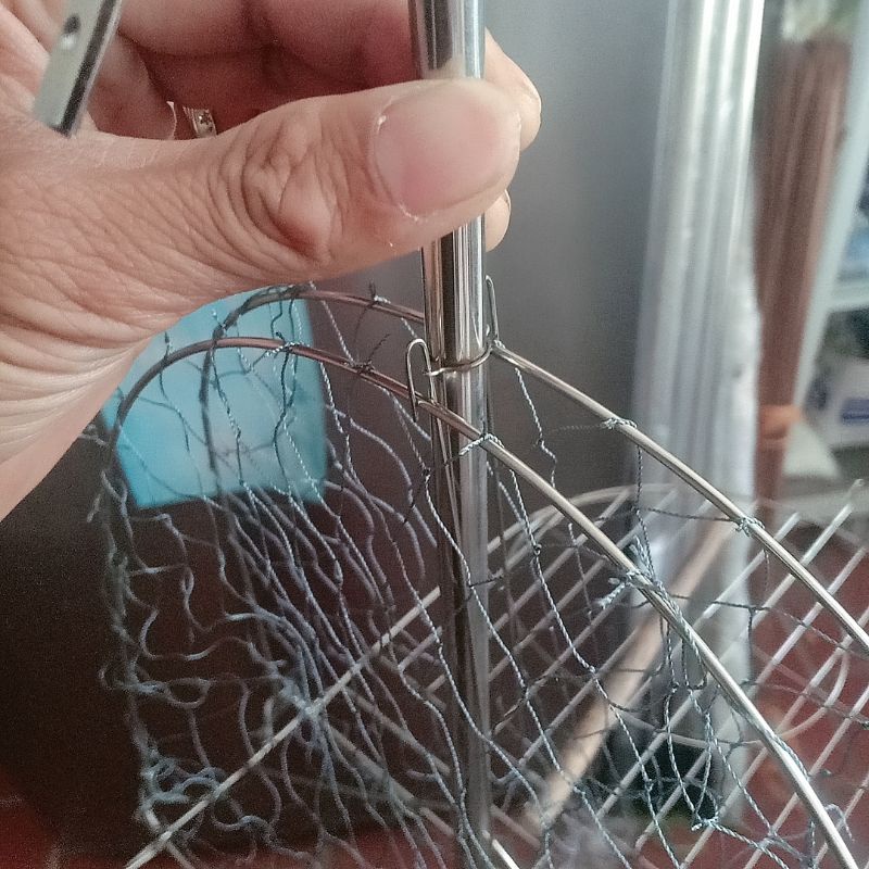 Mẹt bẫy choè than - choè lửa , mào, khướu bằng inox siêu nhạy gấp gọn tiện lợi