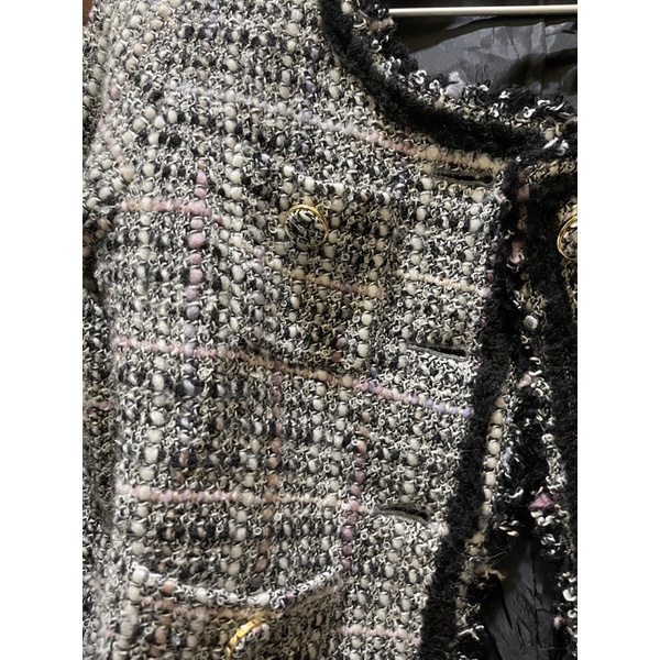 Áo khoác tweed hàn size S