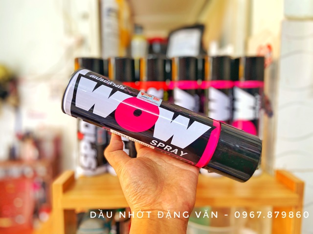 Chai xịt rửa sên xích Wow siêu sạch chính hãng Thái Lan