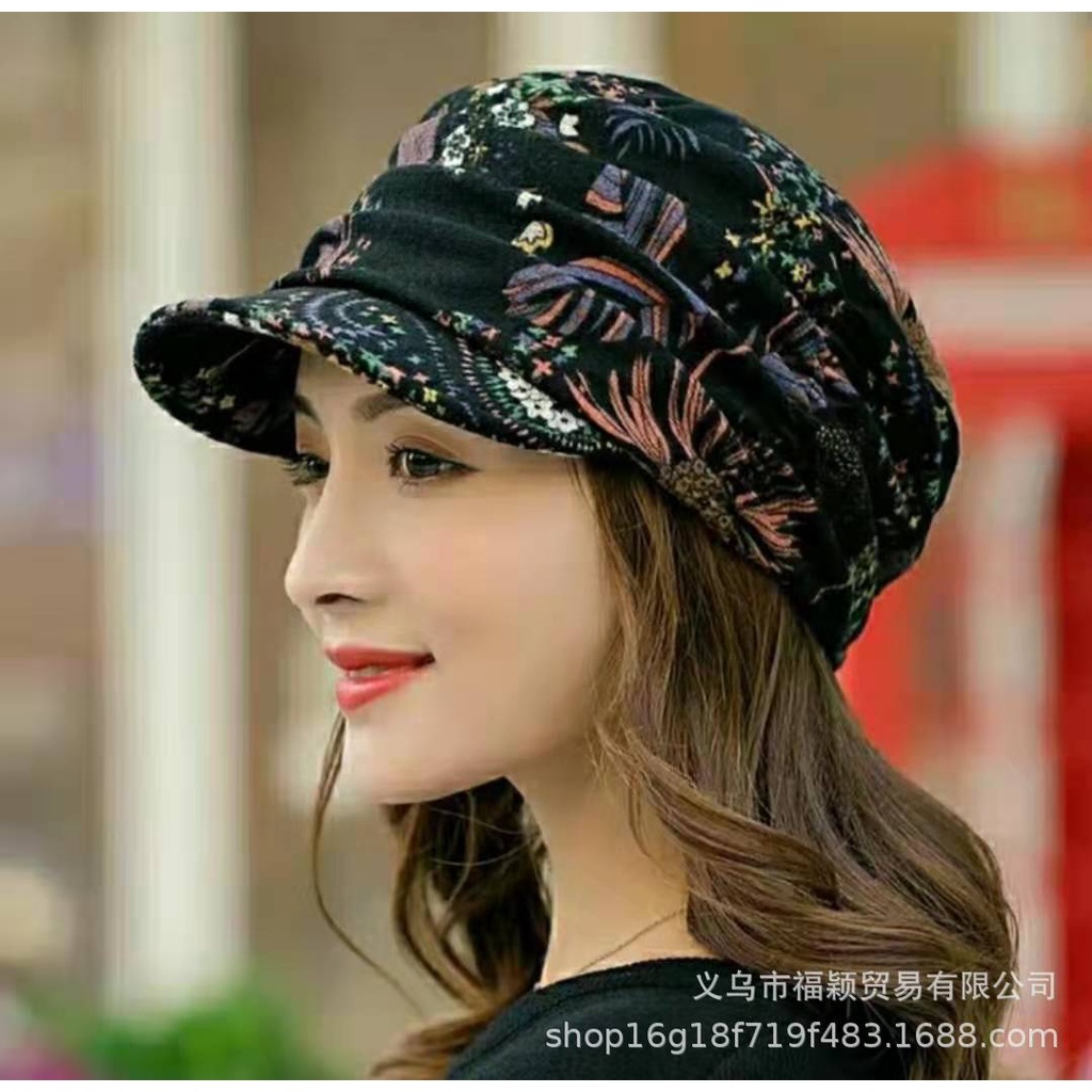 Mũ Lưỡi Trai Thời Trang Mùa Thu Đông Ấm Áp Dành Cho Nữ