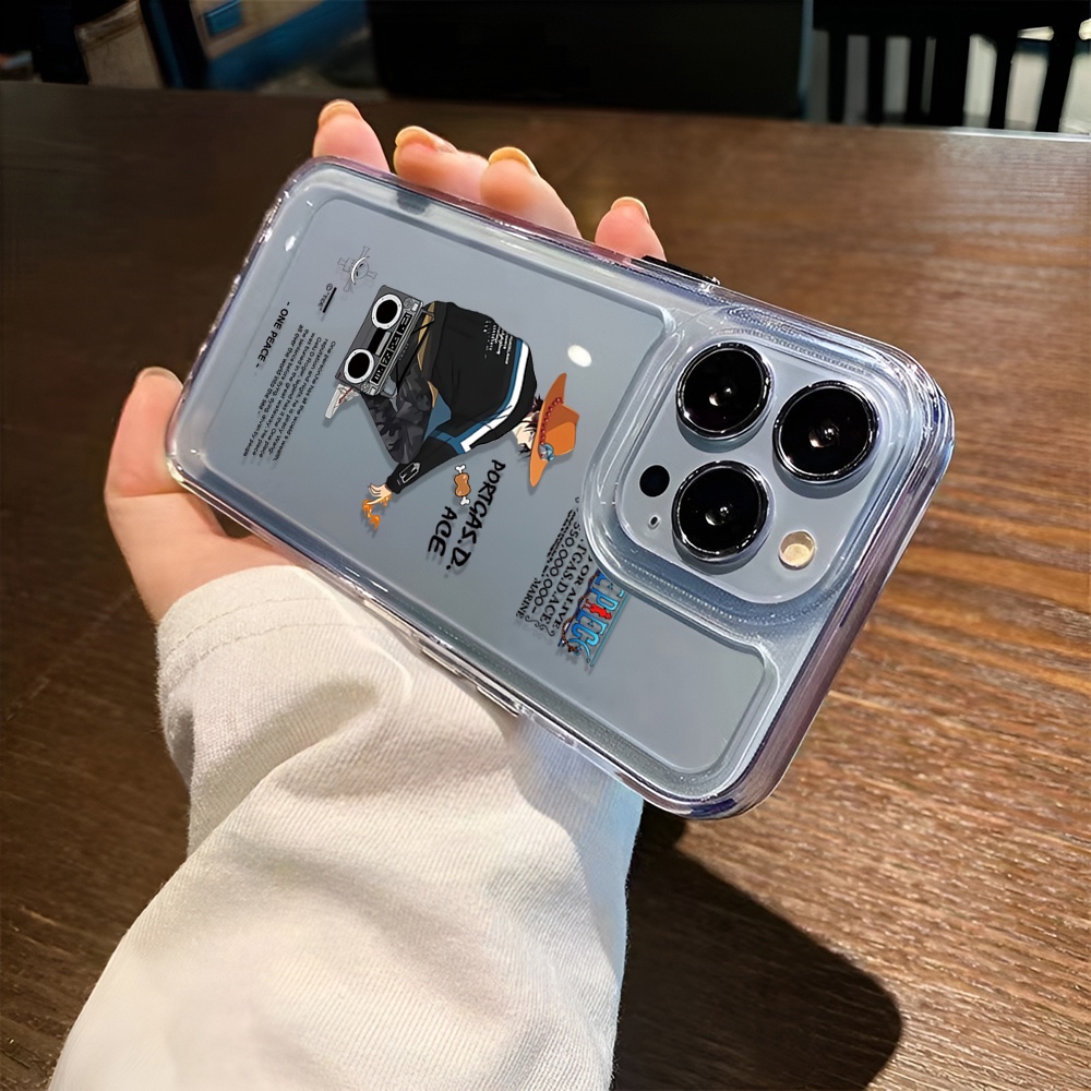 Ốp Điện Thoại Trong Suốt Họa Tiết Hoạt Hình one piece luffy Cho iphone 14ProMax 14Plus 13 11 12 7Plus X XR