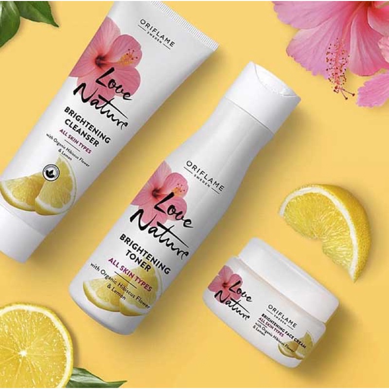 Sữa rửa mặt làm sáng da Nature từ chanh và hoa mộc cận 35905 35906 35907