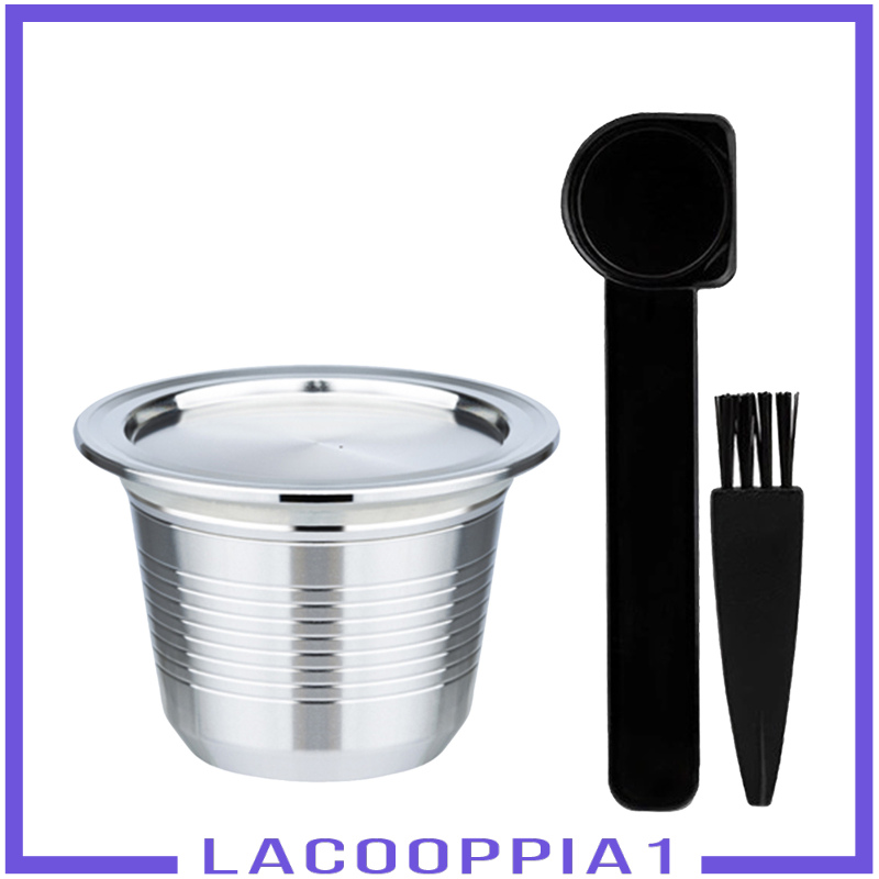 [LACOOPPIA1]Coffee Capsule Stainless Steel Reusable for Le Cube