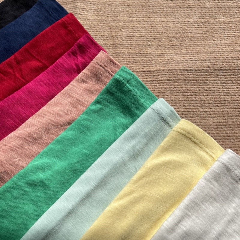 Áo thun cổ V cổ tim dáng basic nhiều màu chất cotton MIEU - GS02