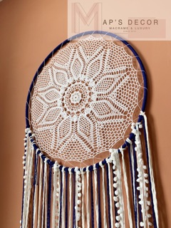 Dreamcatcher mix macrame đường kính 60cm