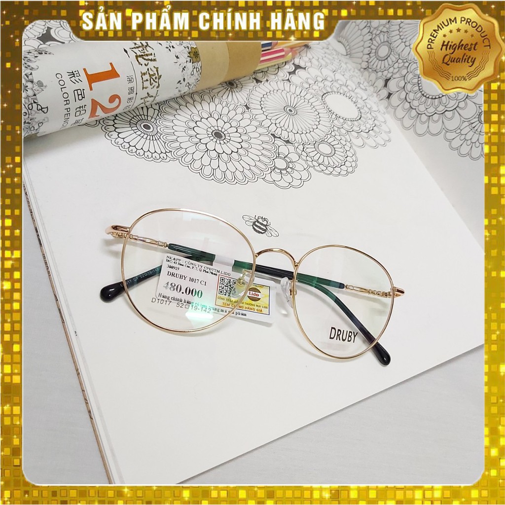 Gọng Kính Nhật Titanium DRUBY Made In Japan
