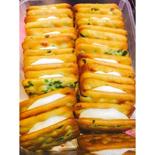 Bánh Quy Hành Kẹp Kẹo Dẻo Đài Loan Handmade hộp 250g