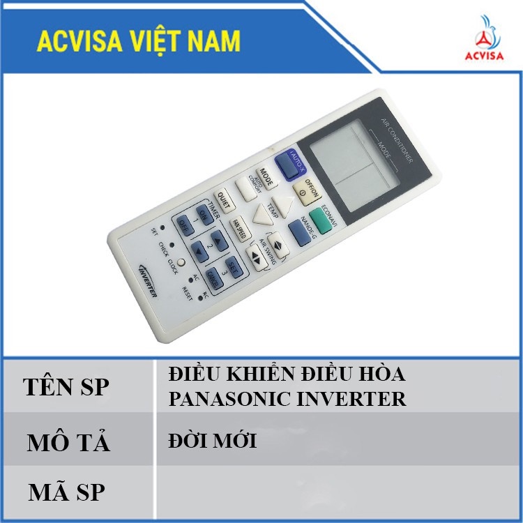 Remote - Điều khiển các dòng điều hòa Panasonic ⚡Sẵn Hàng⚡