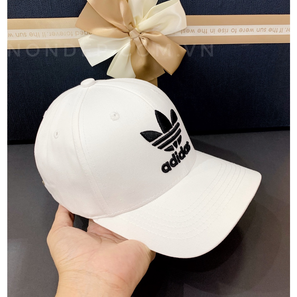 nón kết/ mũ lưỡi trai ADIDAS cotton cao cấp, kiểu dáng đơn giản dễ sử dụng