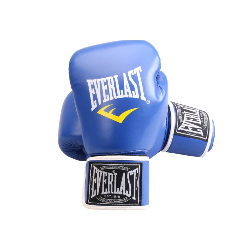 Găng tay đấm bốc Boxing Everlast - 3 MÀU ĐEN, ĐỎ, XANH(Hàng chuẩn loại 1)có túi đựng