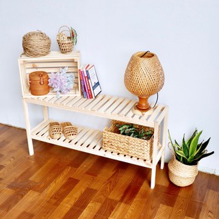 Kệ Chữ Nhật 2 tầng ❤️DE' PALLET❤️ Tap Đầu Giường Trang Trí Kiểu Hàn Quốc
