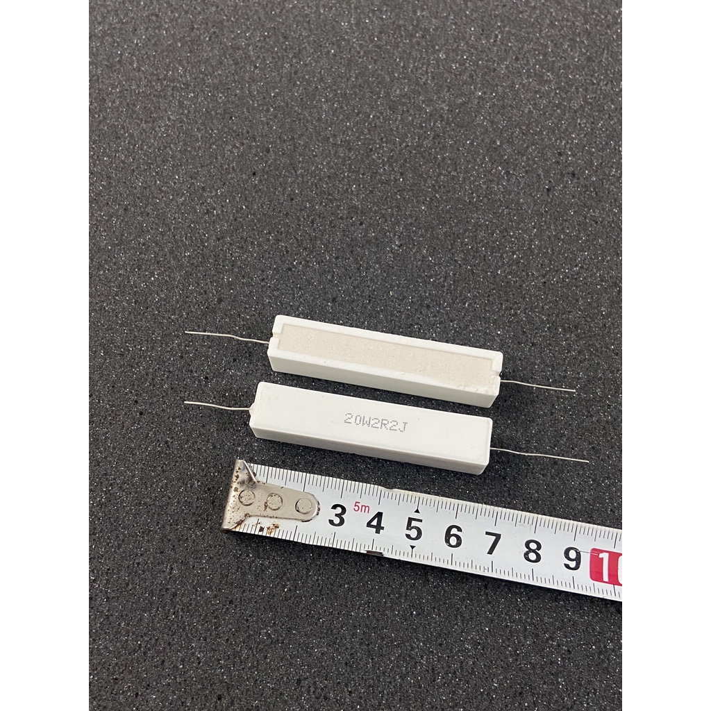 Trở sứ 2.2 ôm 20 wat loại tốt cho mạch phân tần loa