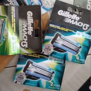 Vĩ 2 lưỡi dao cạo Gillette mach3