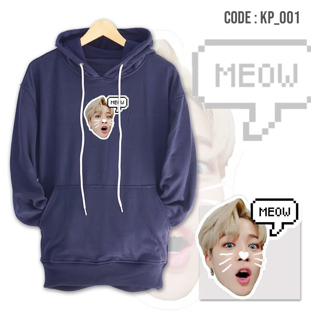 Áo Khoác Hoodie In Tên Các Thành Viên Nhóm Nhạc Bts NCT Jimin EXO GOT7 2019 DN517