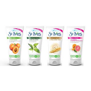 Sữa Rửa Mặt Tẩy Tế Bào Chết St Ives Trà Xanh Và Đào