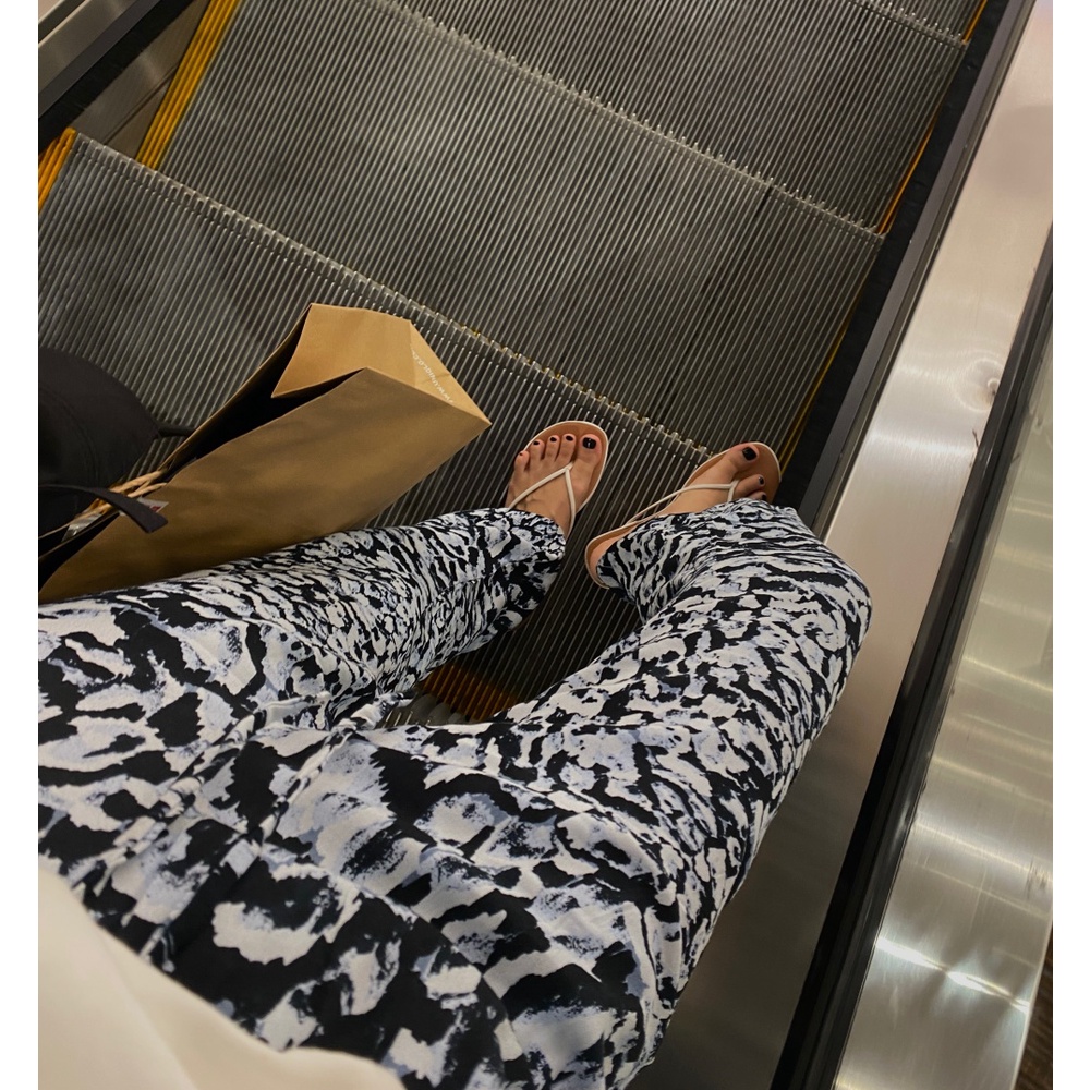 Quần Pattern Slit Pants