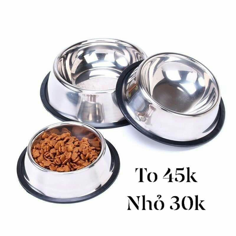 Bát ăn cho chó meod bằng inox