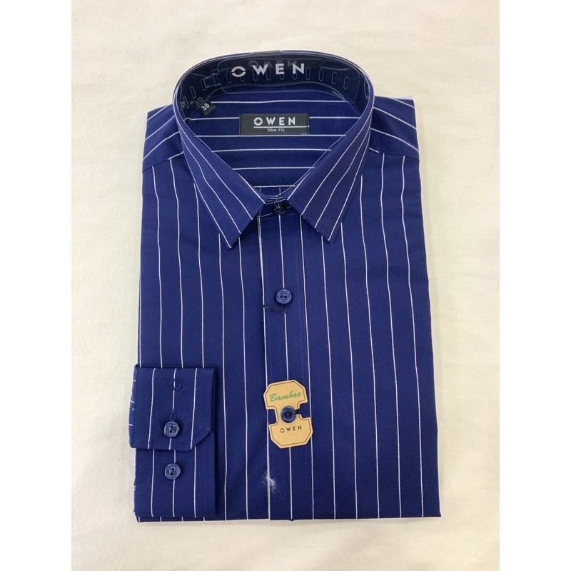 ÁO SƠ MI NAM DÀI TAY OWEN VẢI SỢI TRE (slimfit) | BigBuy360 - bigbuy360.vn