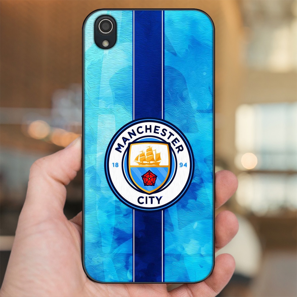 Ốp lưng Vivo Y91c viền đen in hình Manchester City MC