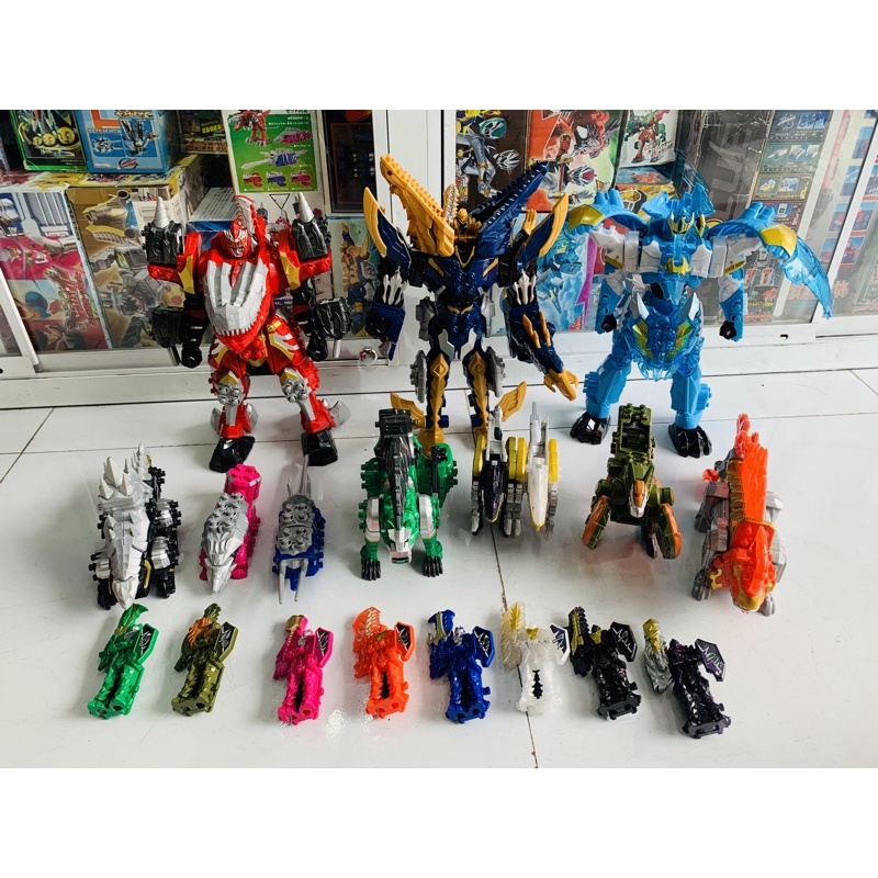 Đồ chơi siêu nhân Robot Kỵ sĩ Long Ryusoulger lẻ từng con ko box