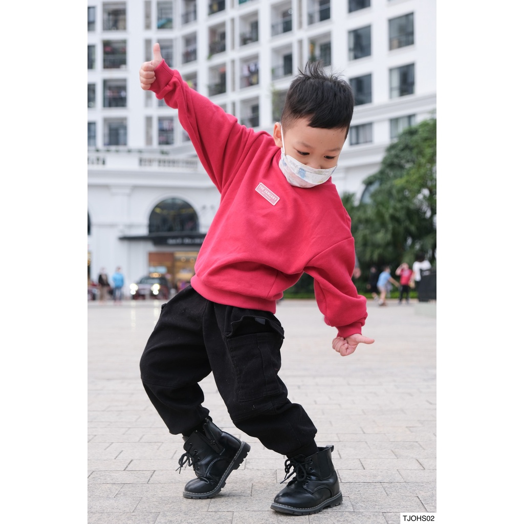 Áo nỉ TJO cho các bé chất liệu bông ấm áp, siêu mềm, co giãn