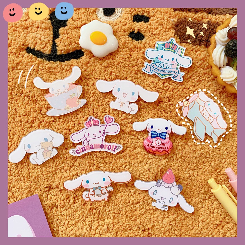 Huy hiệu balo, enamel pin cài áo Baby Cinanmoroll │ Nhựa cao cấp có lớp màng bảo vệ │ Xem thêm ở phần MÔ TẢ SẢN PHẨM