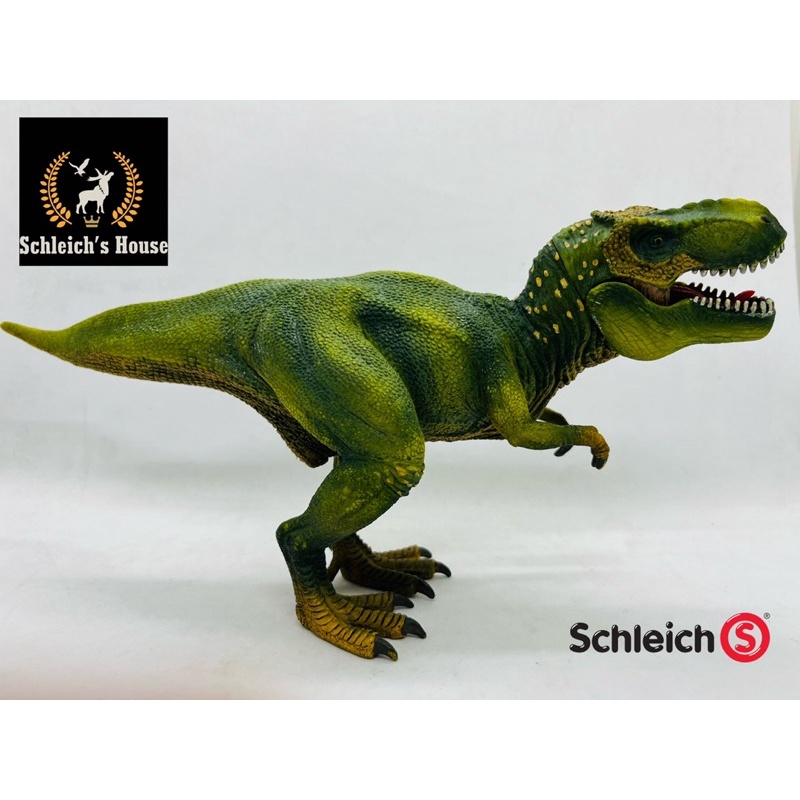 Mô hình động vật , đồ chơi con vật Schleich chính hãng khủng long bạo chúa T Rex xanh 14525 - Schleich House