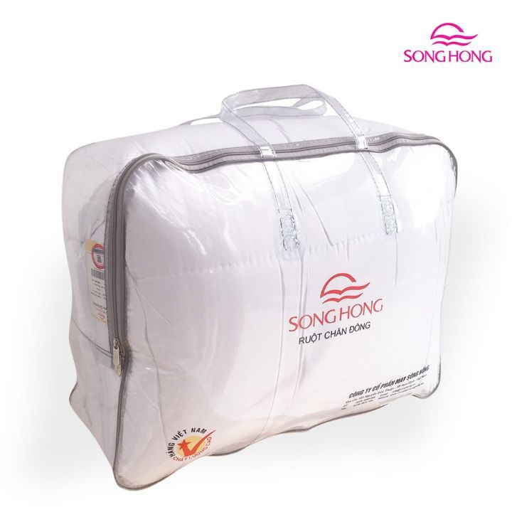 Ruột Chăn Bông Sông Hồng Siêu Nhẹ, Siêu Mềm, Kháng Khuẩn Cao Cấp 2 Loại Dày/Mỏng | BigBuy360 - bigbuy360.vn