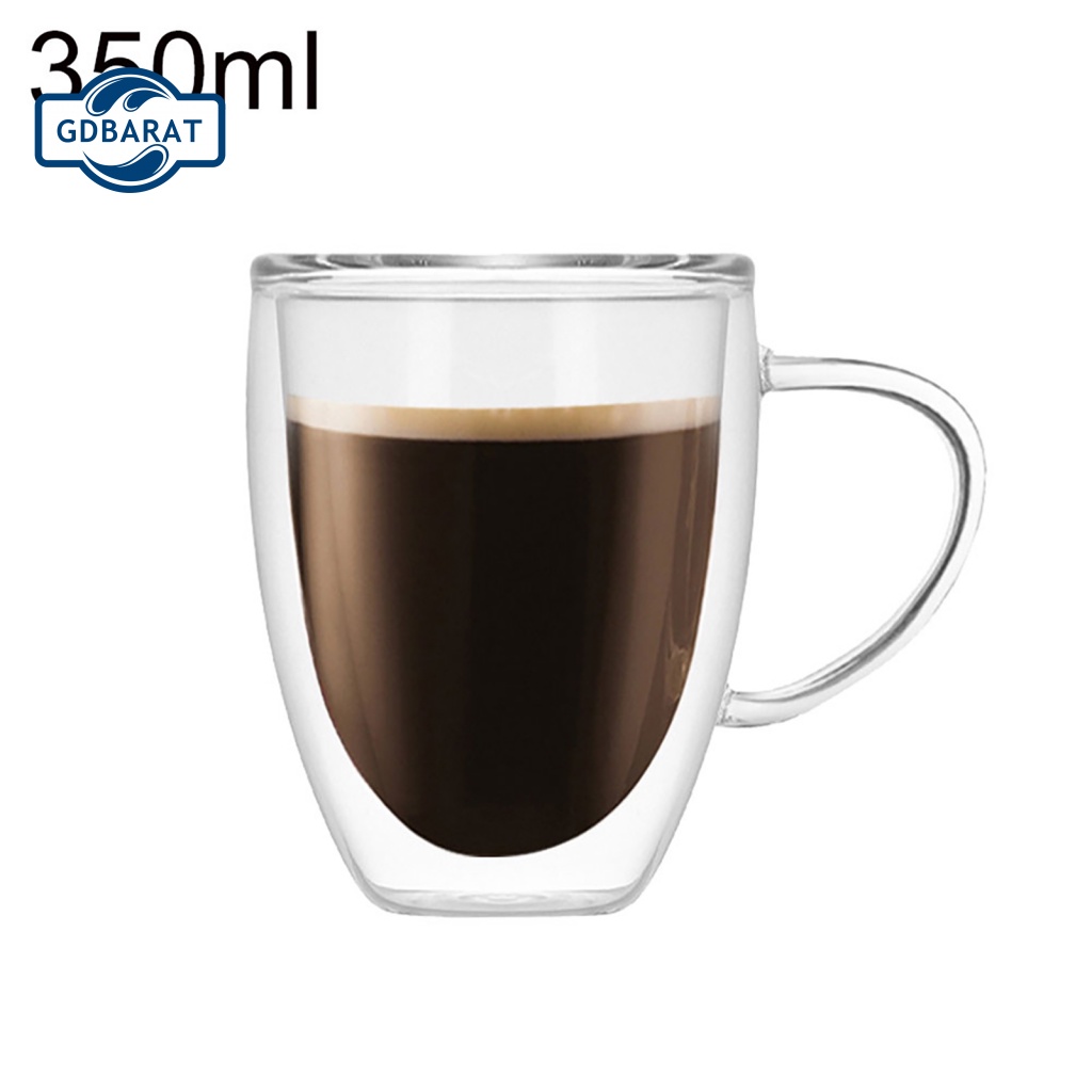 Cốc Uống Trà / Cà Phê Hai Lớp Đa Năng Dung Tích 250 / 350 / 450ml