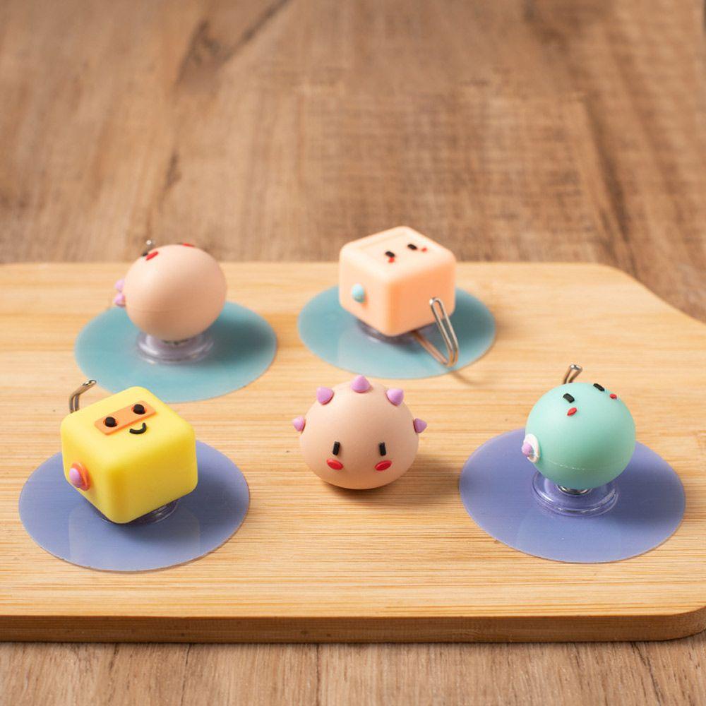 LEISURE Set 2 Móc Treo Đồ Dán Tường 3D Đa Năng Giá Đỡ