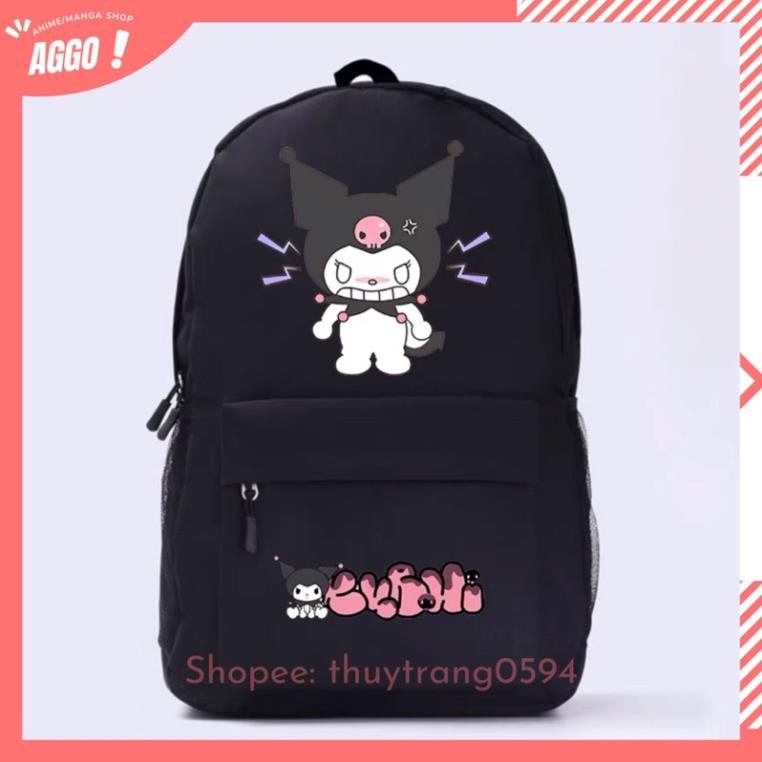 Balo Đi Học Hoạt Hình Kuromi Và My Melody Dễ Thương