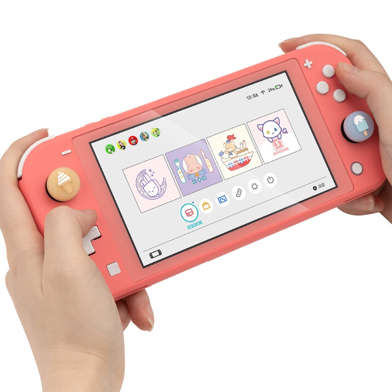 Nút Bọc Cần Điều Khiển Hình Cây Kem Cho Switch Lite