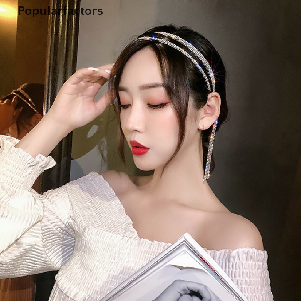 Cài tóc tua rua đính đá lấp lánh thời trang