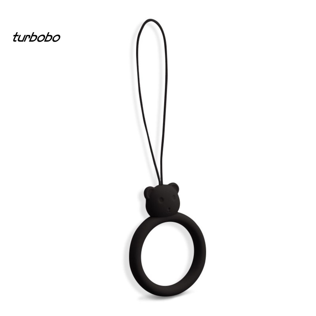 Bộ 2 Dây Móc Điện Thoại Hình Gấu Hoạt Hình Bằng Silicon