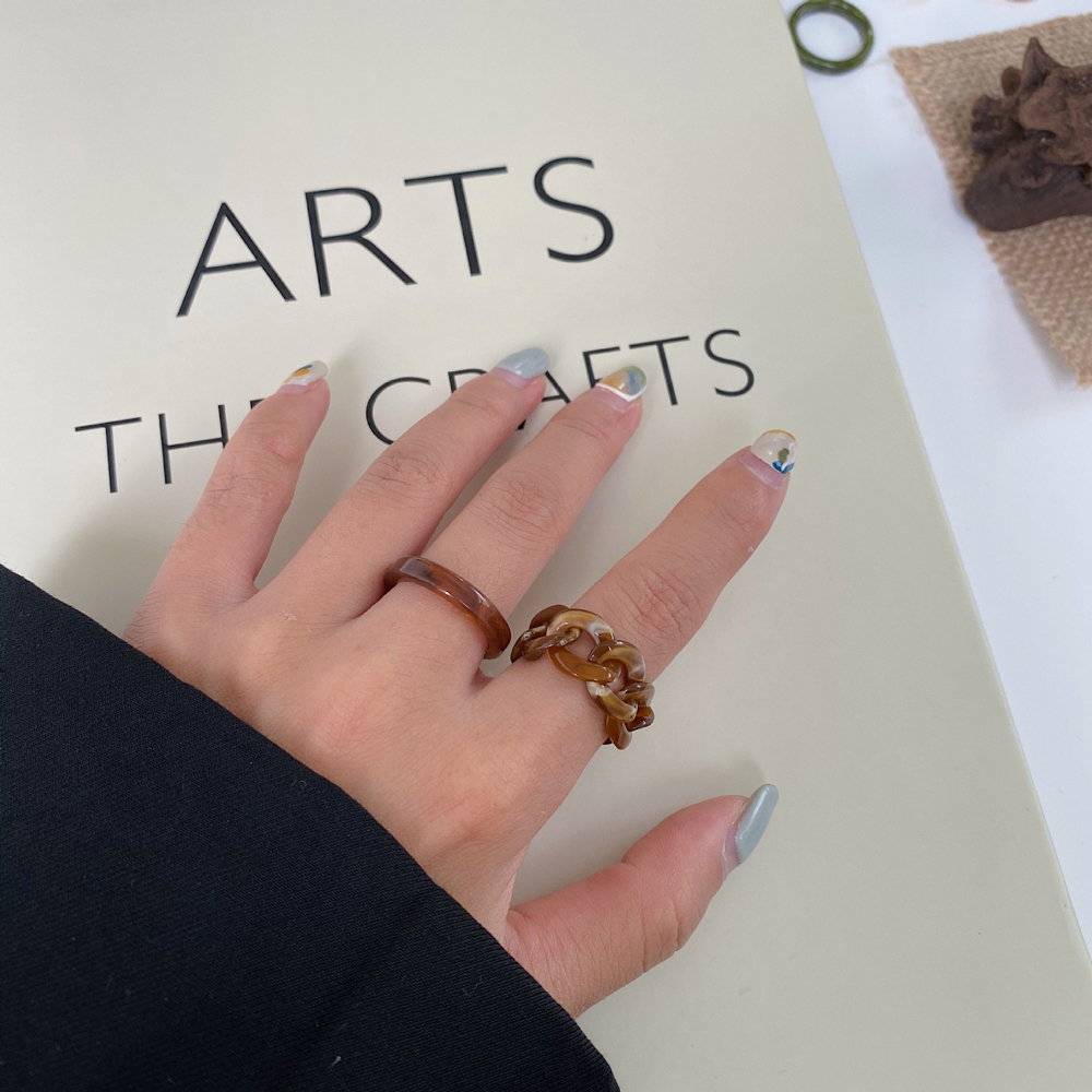 Bộ nhẫn đeo ngón tay phong cách vintage trẻ trung thời trang dành cho nữ