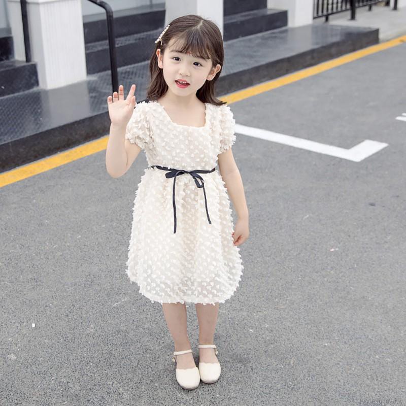 Đầm xòe công chúa xinh xắn dành cho bé gái