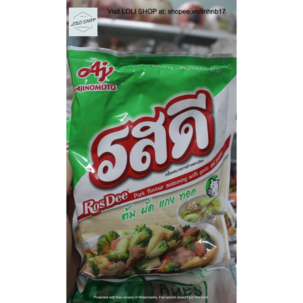 HẠT NÊM HEO AJINOMOTO ROSDEE THÁI LAN CAO CẤP