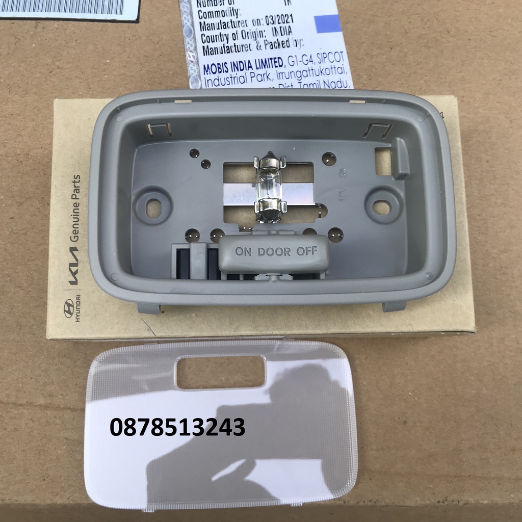 Đèn trần Hyundai I10 Grand, Kia morning 2012-2020 xịn chính hãng