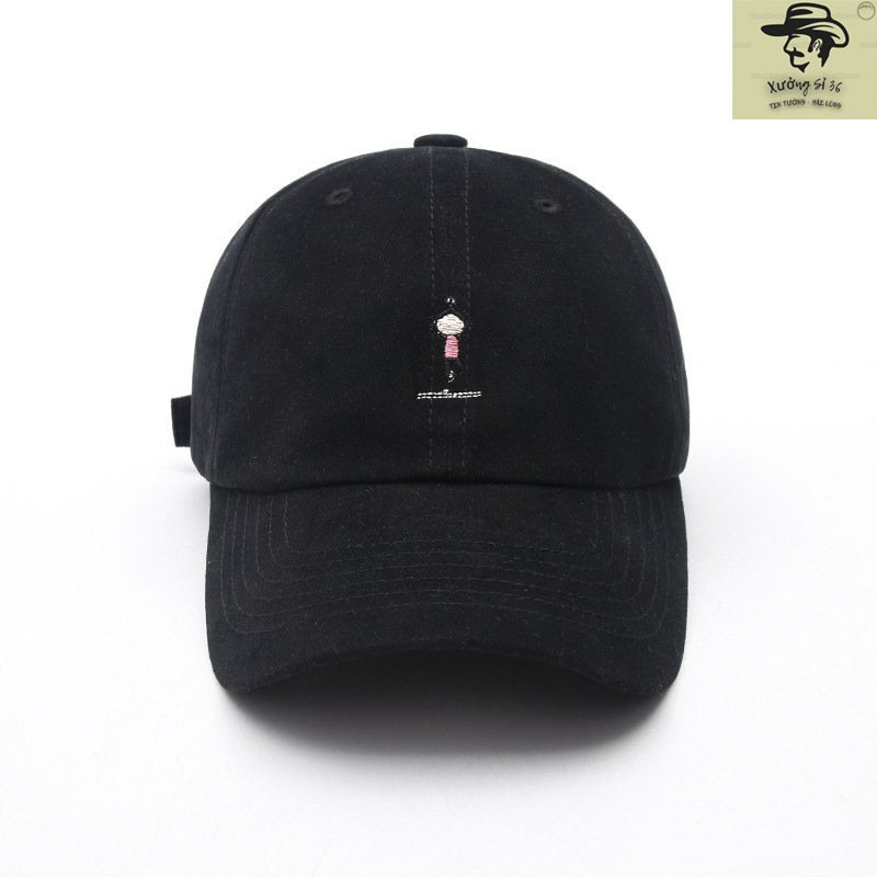 Mũ lưỡi trai nam nữ hình Yoga dễ thương, Nón kết thêu hình sinh động phong cách Ulzzang form Unisex nam nữ - Nhiều màu