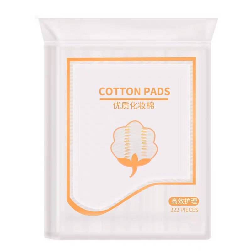 (SẴN) Bông tẩy trang 3 lớp Cotton Pads 222 miếng