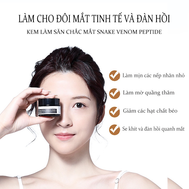 30G Kem Dưỡng Ẩm Chống Nhăn Vùng Mắt Làm căng da mắt, cải thiện nếp nhăn quanh mắt giảm quầng thâm và xóa tan mệt mỏi